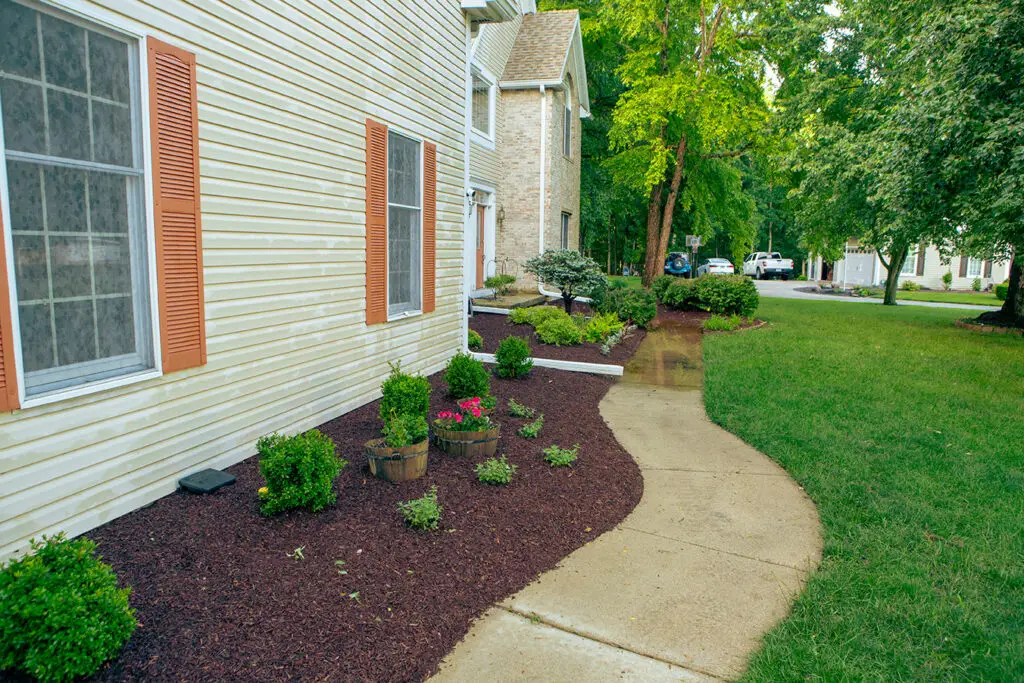 Pro-Mow Landscaping Yard